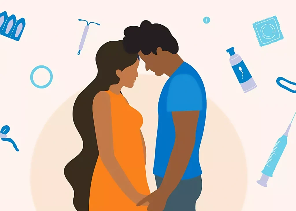 Couple holding hands, symbolizing sexual health and intimacy.