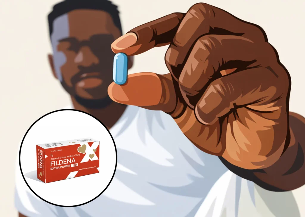 ED medication tablet concept