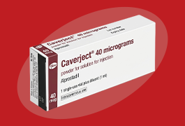 Alprostadil Caverject 40 mcg injection for ED relief