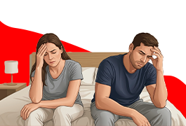 Erectile Dysfunction Myths explained during a medical consultation with a doctor helping a couple understand ED facts and treatment options