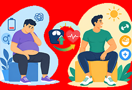 Mens showing How Weight Loss and Sex Drive are linked Thankyou
