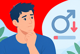 Early signs of low testosterone in men, including fatigue, low mood, reduced muscle strength, and decreased sexual desire.